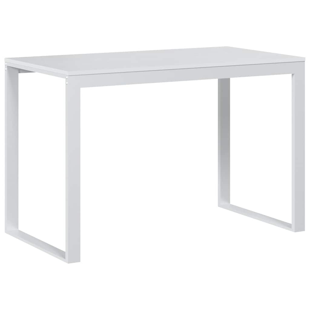 Vidaxl computerbureau 110x60x73 cm spaanplaat wit