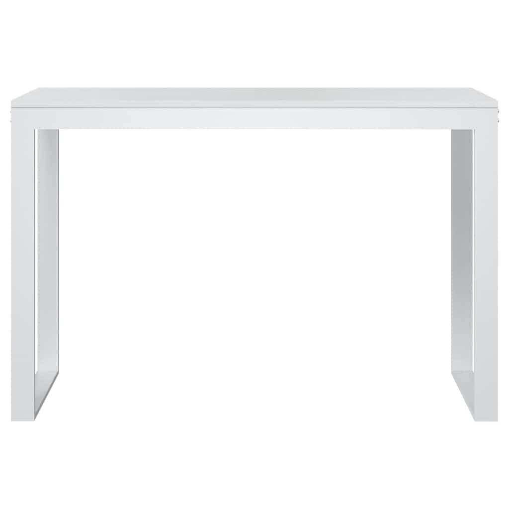 Vidaxl computerbureau 110x60x73 cm spaanplaat wit