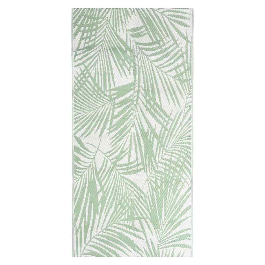 Vidaxl uden for tæppet aakil 80x150 cm polypropen grøn