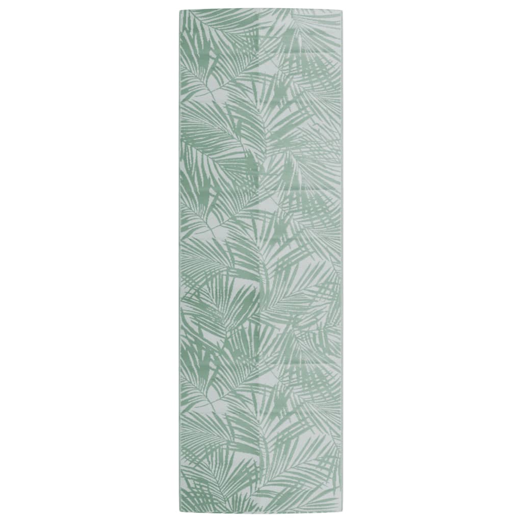 Vidaxl Udenfor Rug Aakil 80x250 cm polypropen grøn