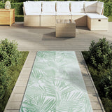 Vidaxl Udenfor Rug Aakil 80x250 cm polypropen grøn