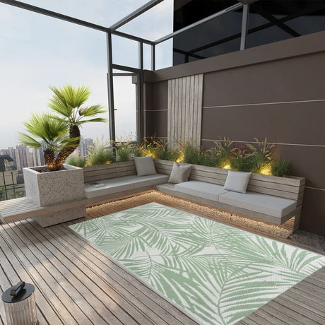 Vidaxl uden for tæppet Arakil 160x230 cm polypropen grøn