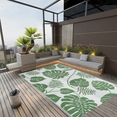 Vidaxl uden for tæppet Arakil 190x290 cm polypropen grøn