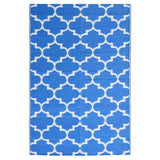 Vidaxl Udenfor Rug Aakil 190x290 cm polypropenblå