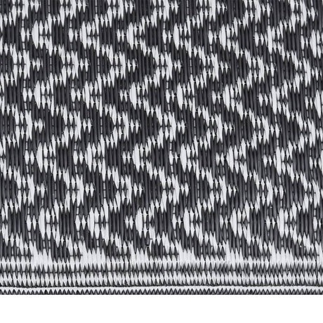 Vidaxl uden for tæppet Arakil 140x200 cm polypropen sort