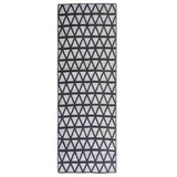 Vidaxl Udenfor Rug Aakil 80x250 cm polypropen sort