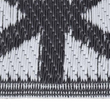Vidaxl Udenfor Rug Aakil 80x250 cm polypropen sort