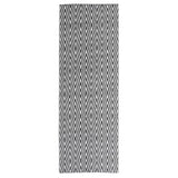Vidaxl Udenfor Rug Aakil 80x250 cm polypropen sort