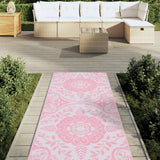 Vidaxl uden for tæppet 80x250 cm polypropen pink
