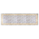 Vidaxl tæppe vaskbart anti-slip 80x300 cm grå