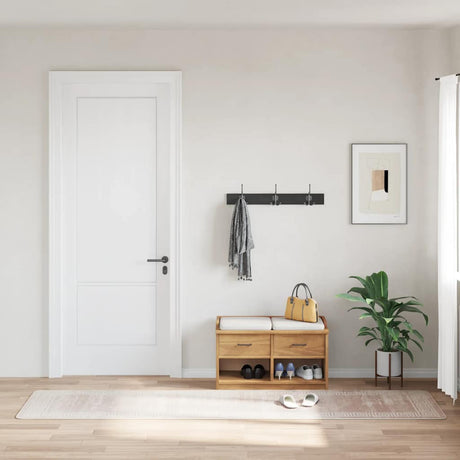 Vidaxl tæppe vaskbart anti-slip 80x300 cm beige