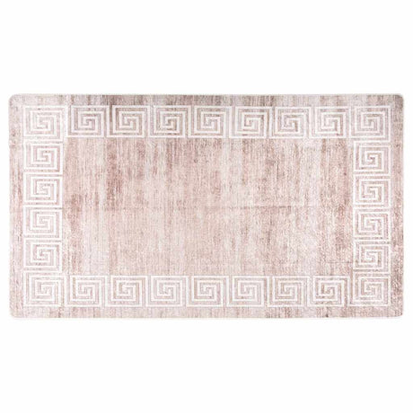 Vidaxl tæppe vaskbart anti-slip 190x300 cm beige