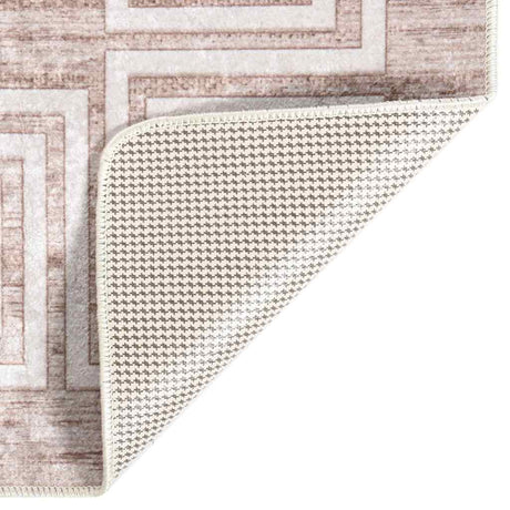 Vidaxl tæppe vaskbart anti-slip 190x300 cm beige