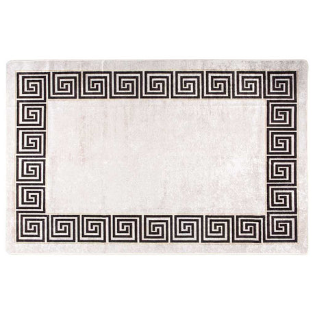 Vidaxx tæppe vaskbart skridsikkert 160x230 cm lys beige