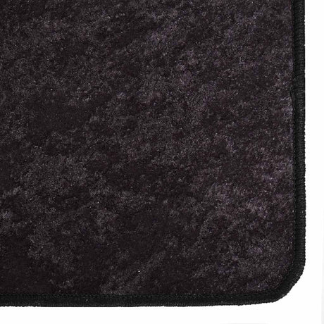 Vidaxl Rug Washable Anti-Slip 80x150 cm Anthracite-farvet
