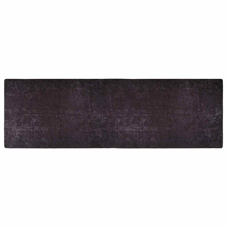 Vidaxl Rug Washable Anti-Slip 80x300 cm Anthracite-farvet