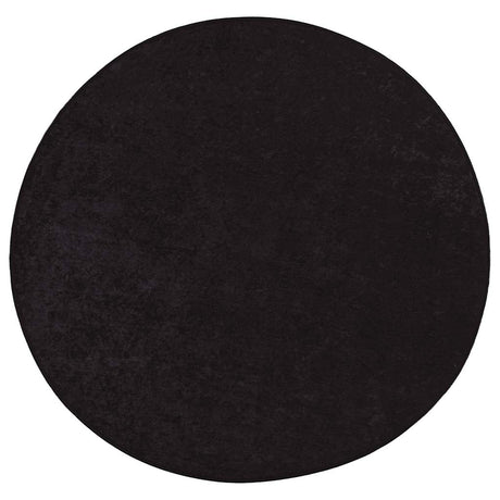 Vidaxl Rug Washable Anti-Slip Ø120 cm Anthracite-farvet