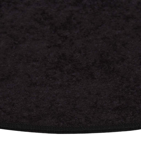 Vidaxl Rug Washable Anti-Slip Ø120 cm Anthracite-farvet