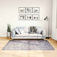 Vidaxl tæppe vaskbart anti-slip 120x180 cm grå