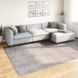 Vidaxl tæppe vaskbart anti-slip 190x300 cm grå
