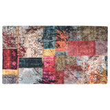 Vidaxl Rug Washable Anti-Slip Patchwork 190x300 cm flerfarvet