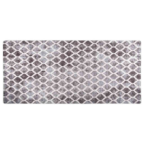 Vidaxl tæppe vaskbart anti-slip 80x300 cm flerfarvet