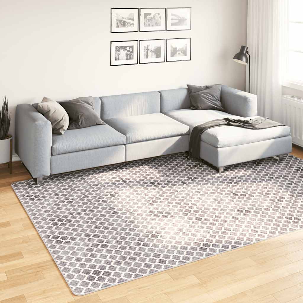 Vidaxl tæppe vaskbart anti-slip 190x300 cm flerfarvet