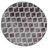 Vidaxl Rug Washable Anti-Slip Ø120 cm flerfarvet