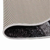 Vidaxl Rug Washable Anti-Slip Ø120 cm flerfarvet