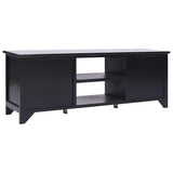 Vidaxl tv-meubel 108x30x40 cm massief paulowniahout zwart