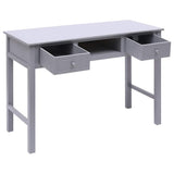 Vidaxl bureau 108x45x76 cm massief paulowniahout grijs