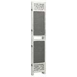 Vidaxl kamerscherm met 3 panelen 105x165 cm stof grijs