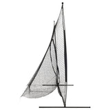 Vidaxl basebal softballnet 241x106.5x216 cm metal