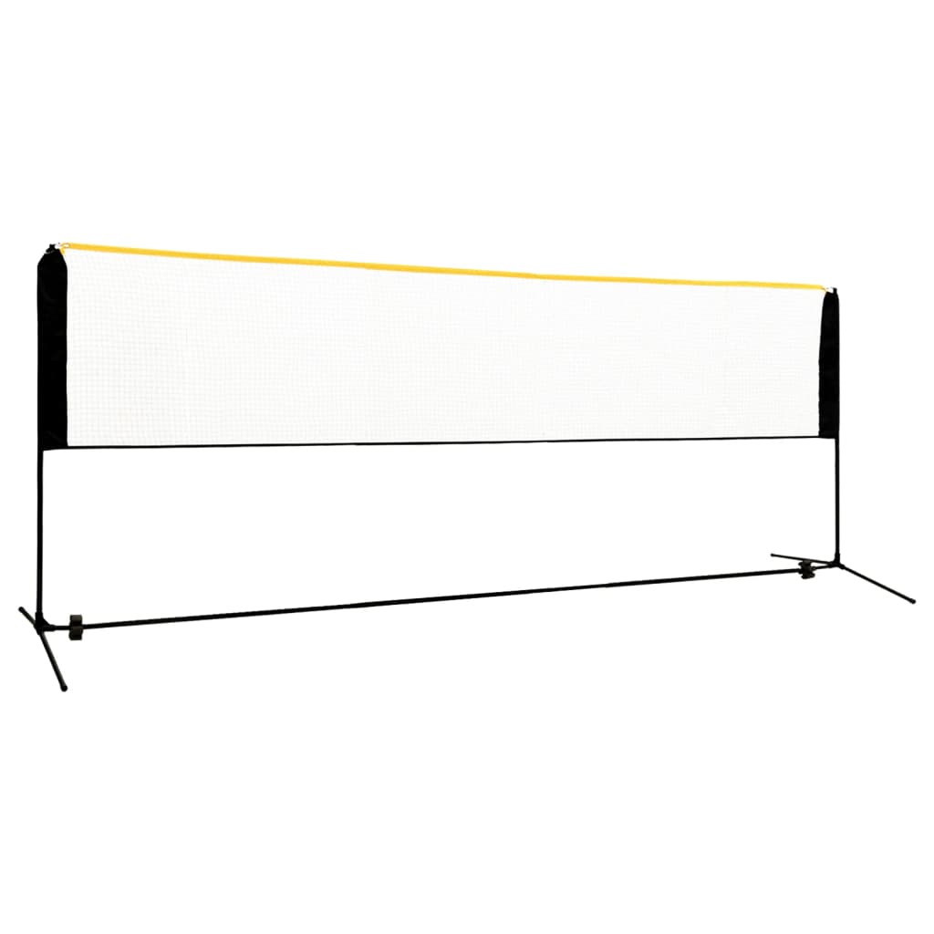 Vidaxl Badmintonnet Justerbar 400x103x94-158 cm metal