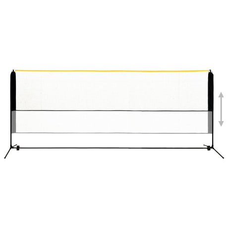 Vidaxl Badmintonnet Justerbar 400x103x94-158 cm metal