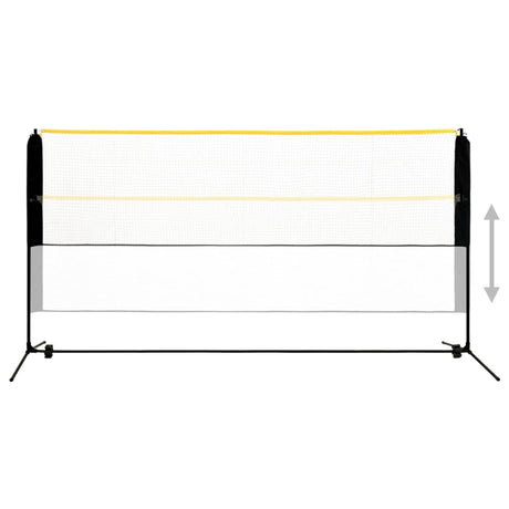 Vidaxl Badmintonnet Justerbar 300x103x94-158 cm metal