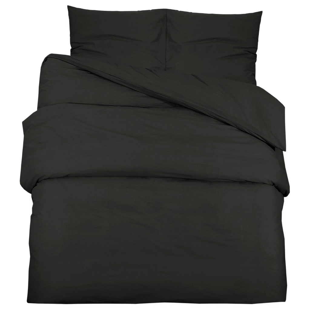 VIDAXX DUVET -DÆKNING Sæt let 260x220 cm mikrofibre sort
