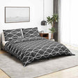 Vidaxl Duvet Crossing Set 155x220 cm bomuldgrå