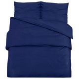 Vidaxl dekbedovertrekset 240x220 cm katoen marineblauw