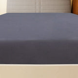 Vidaxl Fitted Sheet Jersey 100x200 cm Cotton Anthracite -farvet
