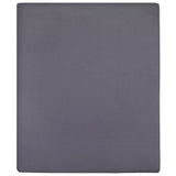 Vidaxl Fitted Sheet Jersey 140x200 cm Cotton Anthracite -farvet