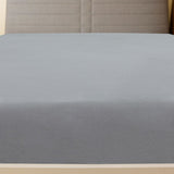 Vidaxl monterede ark 2 St Jersey 90x200 cm bomuldsgrå