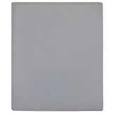 Vidaxl Fitted Sheet Jersey 140x200 cm bomuldgrå