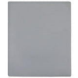 Vidaxl Fitted Sheet Jersey 160x200 cm bomuldgrå