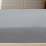 Vidaxl Fitted Sheet Jersey 160x200 cm bomuldgrå