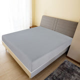 Vidaxl Fitted Sheet Jersey 160x200 cm bomuldgrå