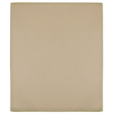 Vidaxl Fitted Sheet Jersey 90x200 cm Cotton Taupe