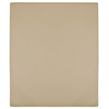 Vidaxl Fitted Sheet Jersey 90x200 cm Cotton Taupe