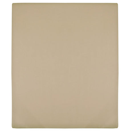 Vidaxl Fitted Sheets Jersey 2 St 100x200 cm Cotton Taupe