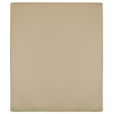 Vidaxl Fitted Sheets Jersey 2 PCS 160x200 cm Cotton Taupe